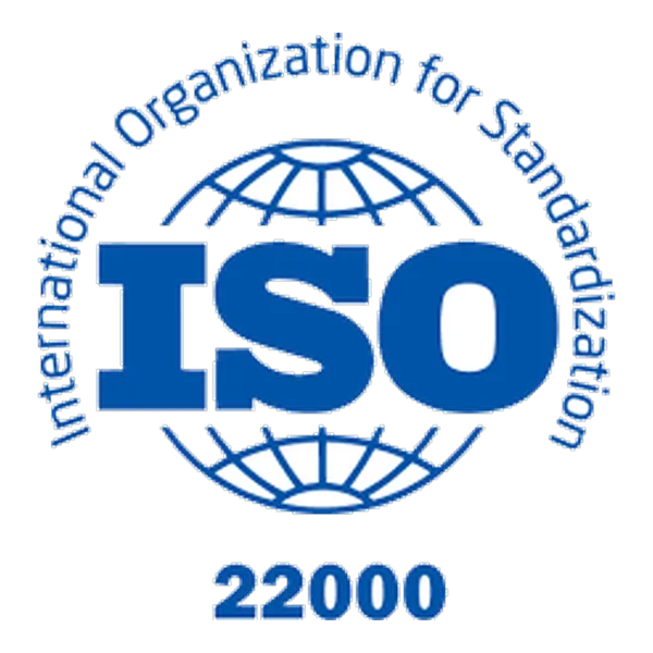 ISO 22000 certified production