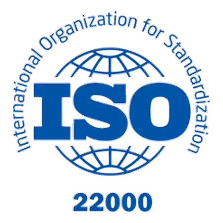 ISO 22000 certified production