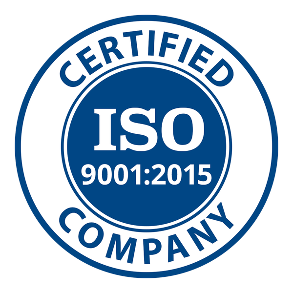 ISO 9001 certified company