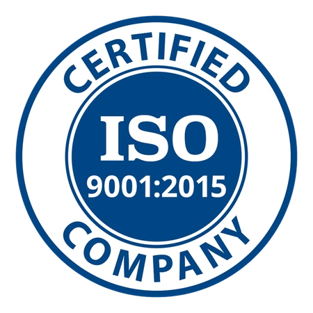 ISO 9001 certified company