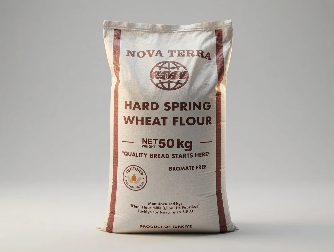 50kg bag of Nova Terra Hard Spring Wheat Flour